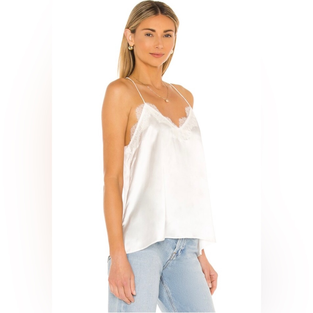 Cami NYC racer silk charmeuse camisole